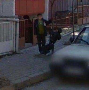 Street View tarafından yakalanan çok ilginç fotoğraflar