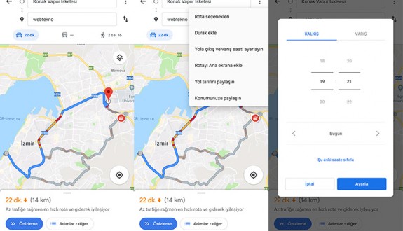 Google haritalar için yeni bir özellik