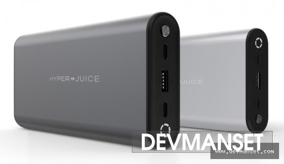 Bu powerbank Macbookları bile şarj etmekte